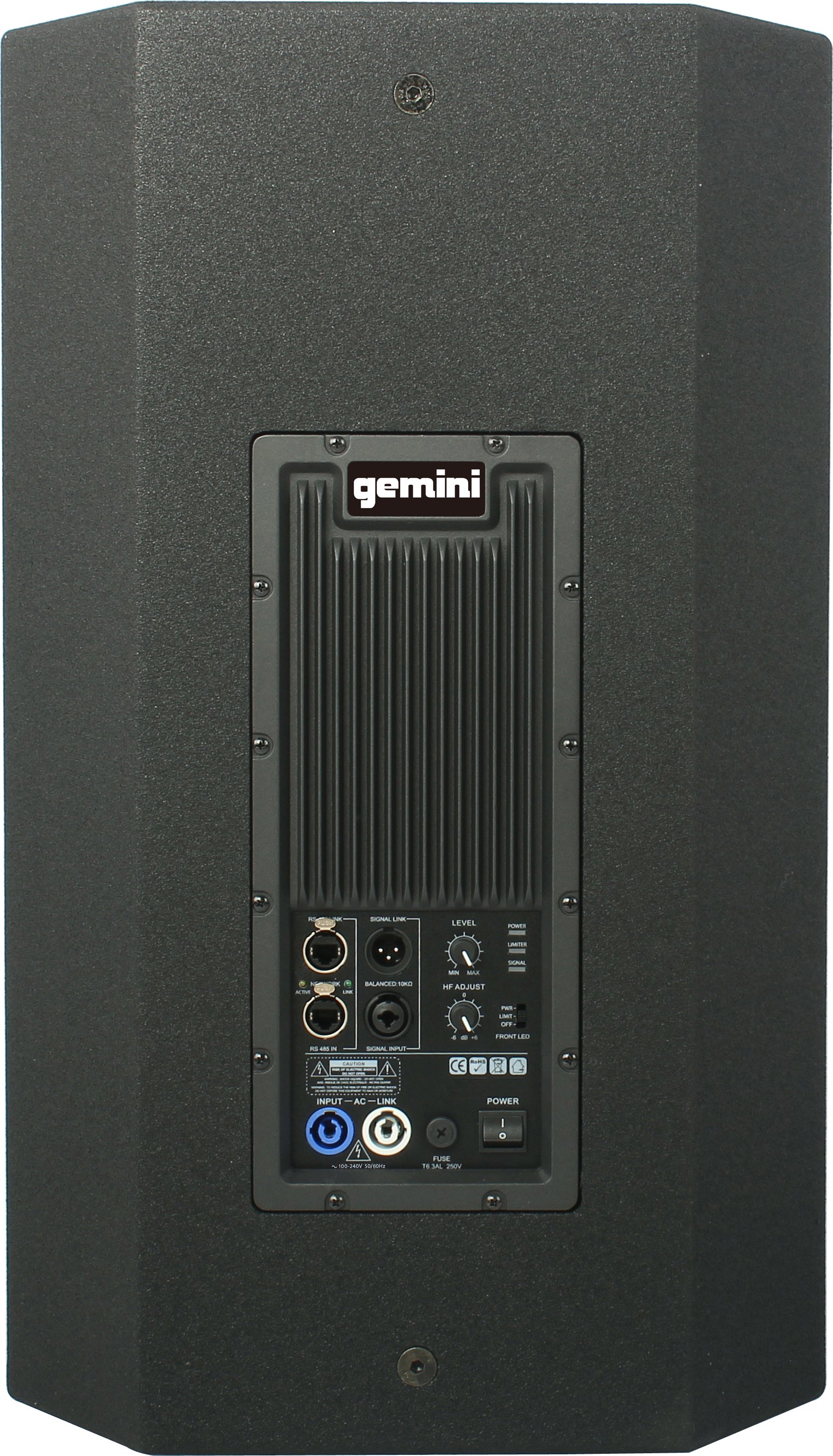 GES-T15A Enforcer Series 15" 2-Way 1600W Powered PA Speaker