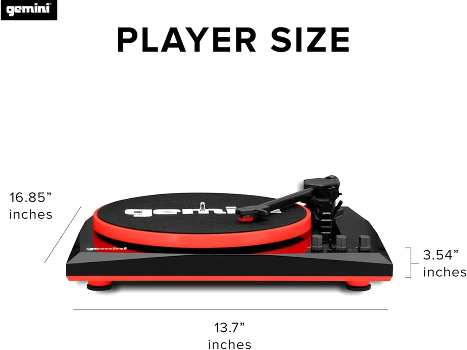 Gemini TT-900 Bluetooth Turntable with Built-In Speakers