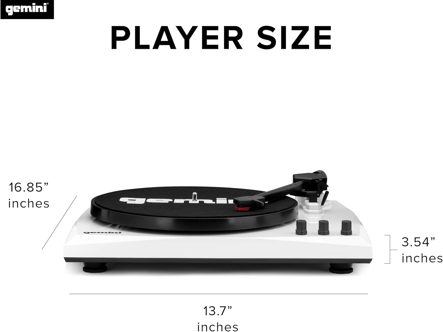 Gemini TT-900 Bluetooth Turntable System with Built-in Speakers