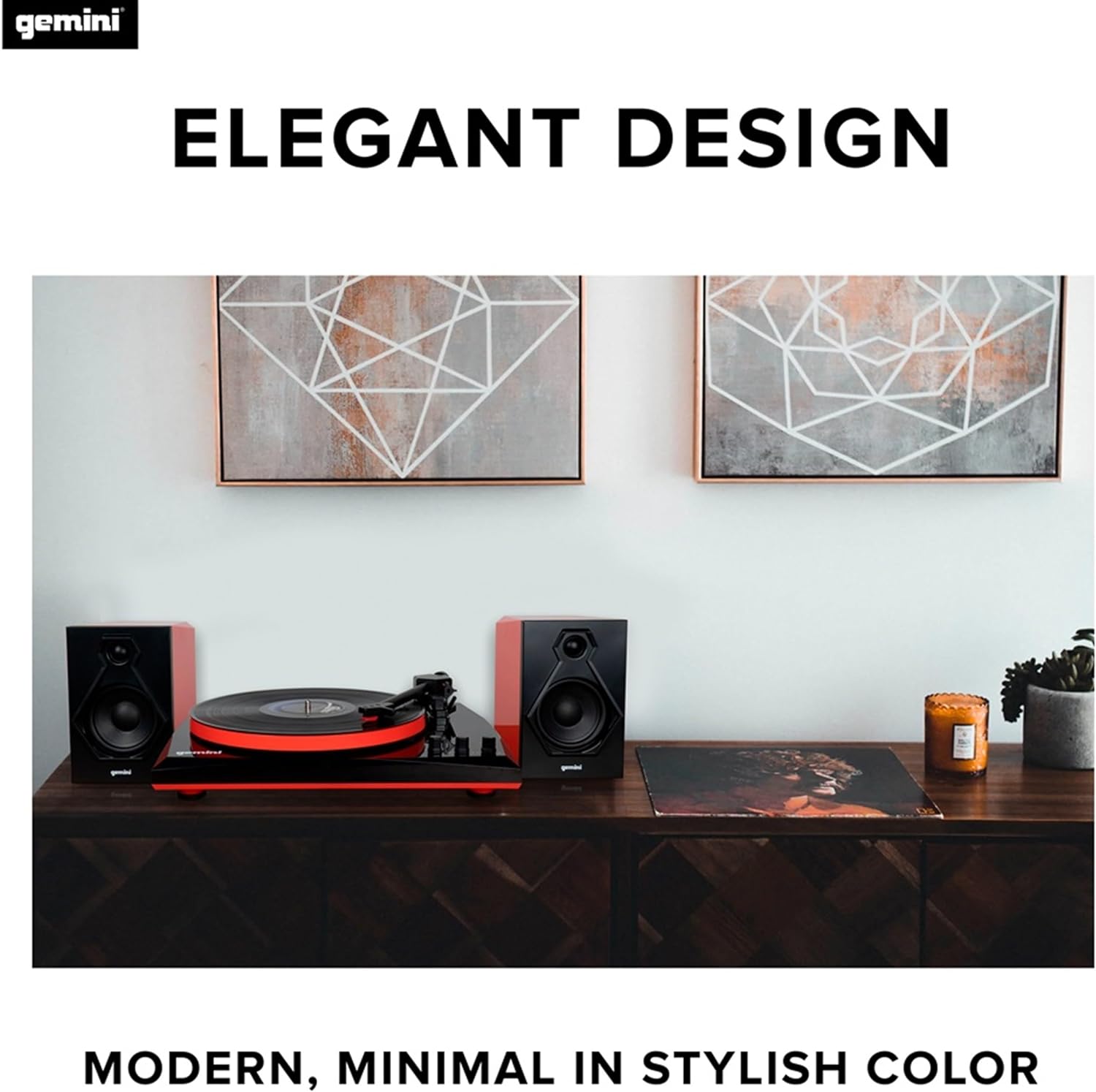 Gemini TT-900 Bluetooth Turntable System with Built-in Speakers