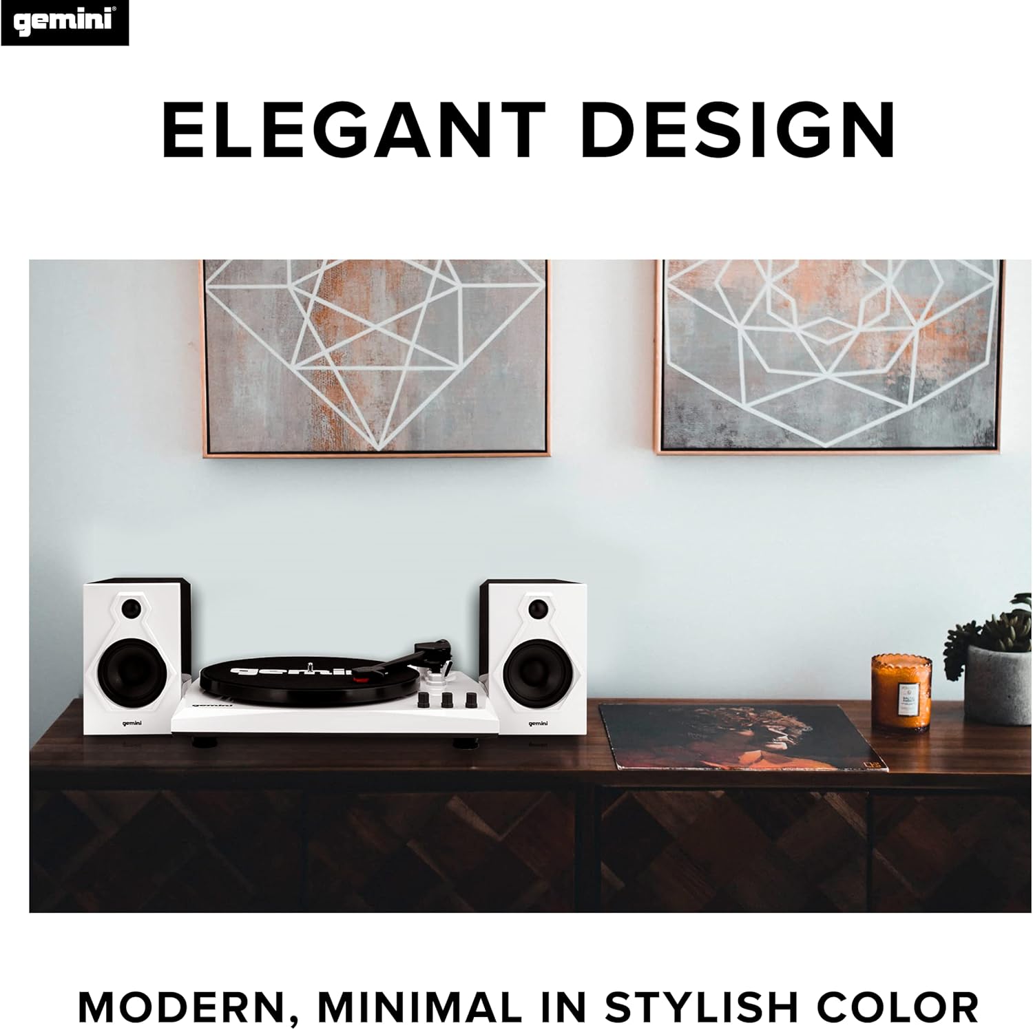 Gemini TT-900 Bluetooth Turntable with Built-In Speakers