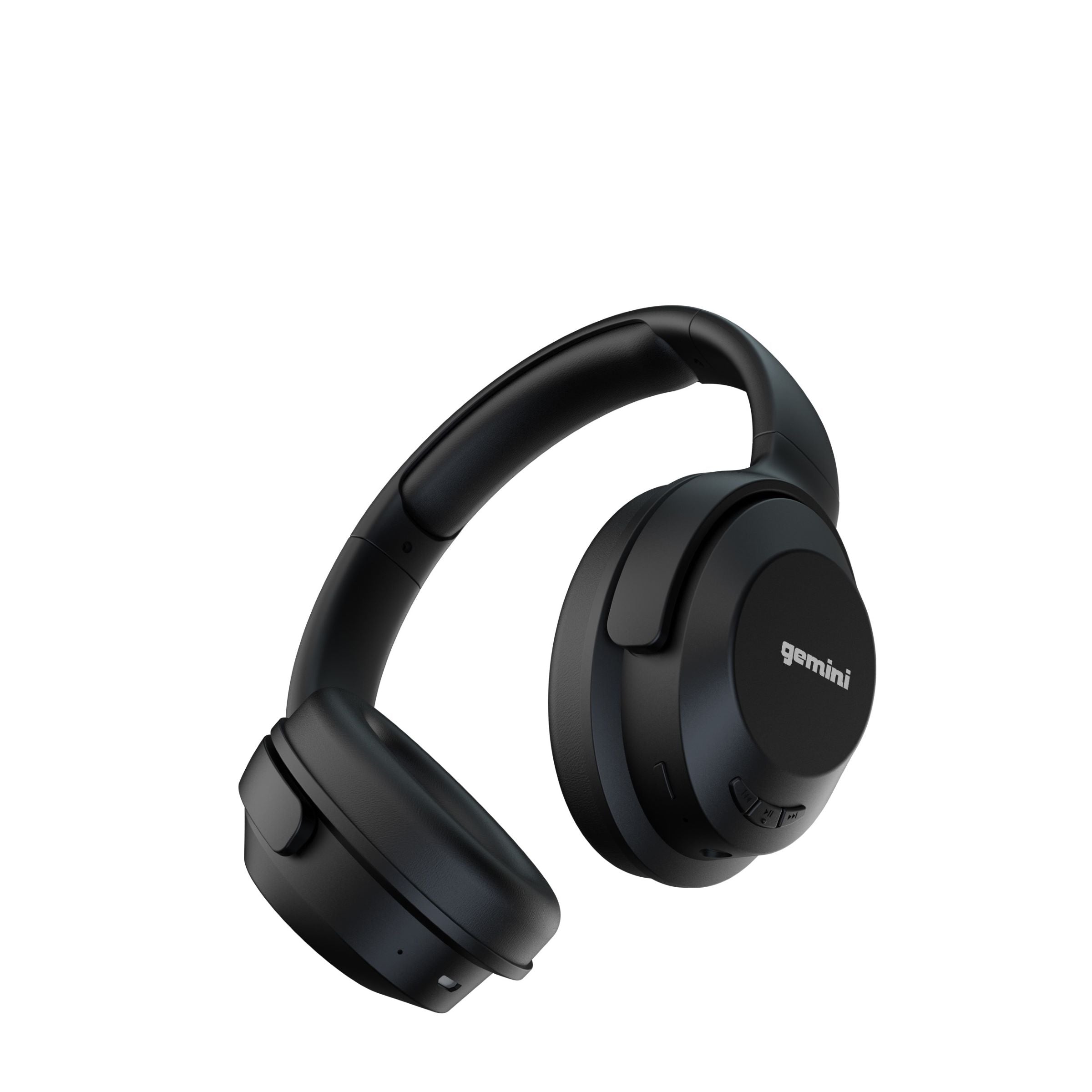 Gemini GBTX-500 Bluetooth headphones in black with wireless design, 10m range, and aux input