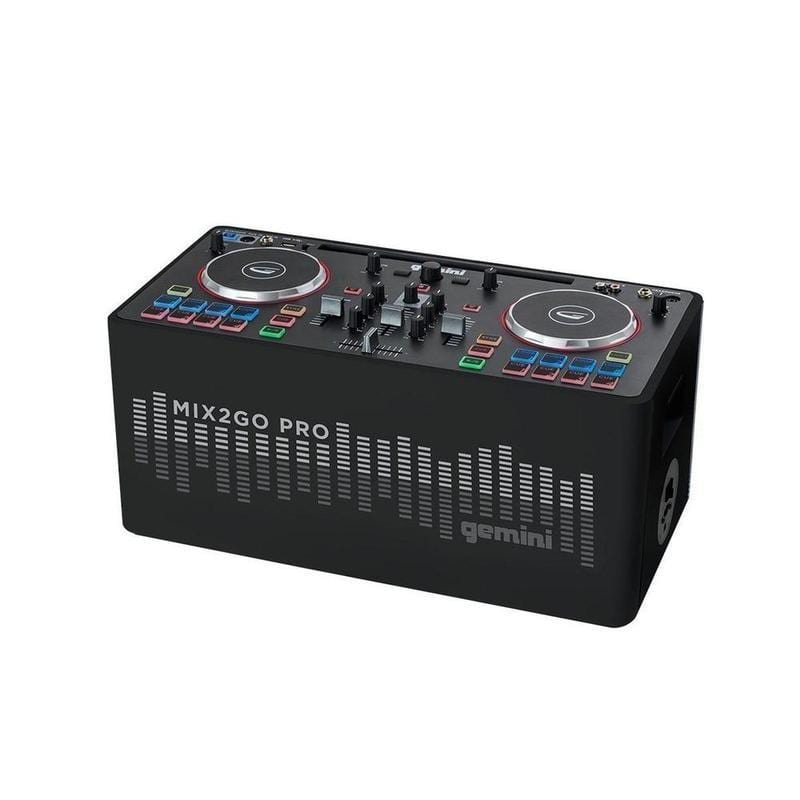 Gemini DJ controller 2-channel, Bluetooth, f (MIX2GO)