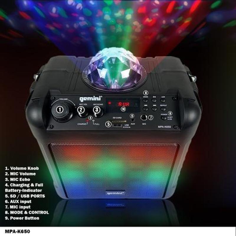 Gemini Sound MPA-K650 Karaoke Systems