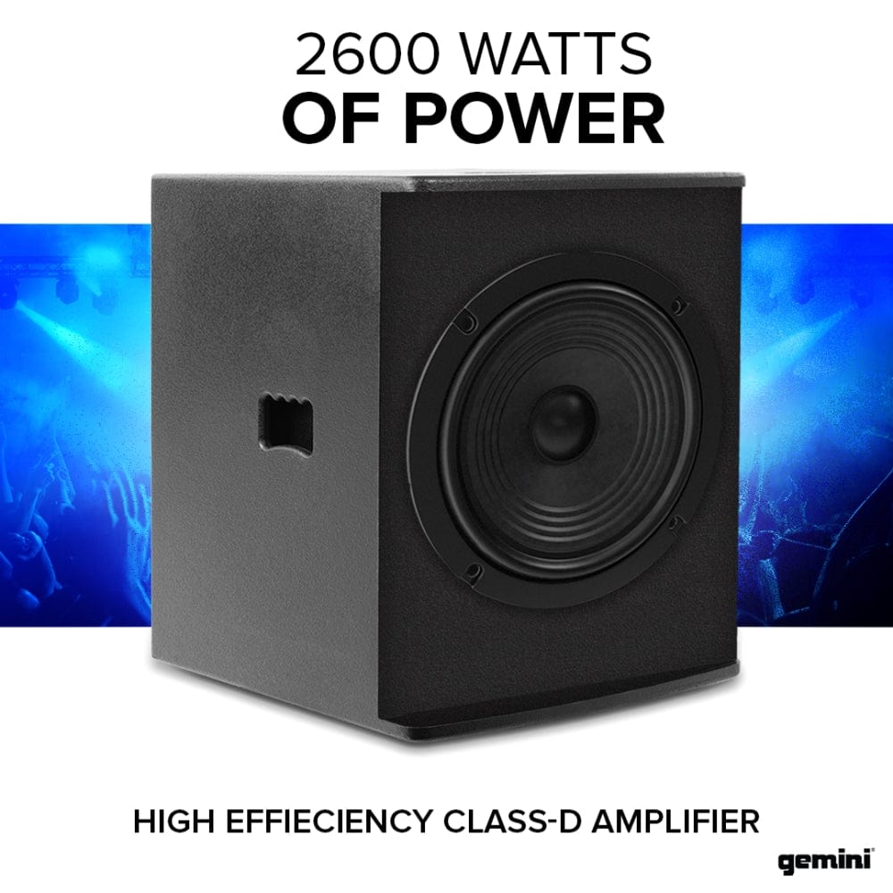 Gemini Sound ZRX-S15P Powered Subwoofers