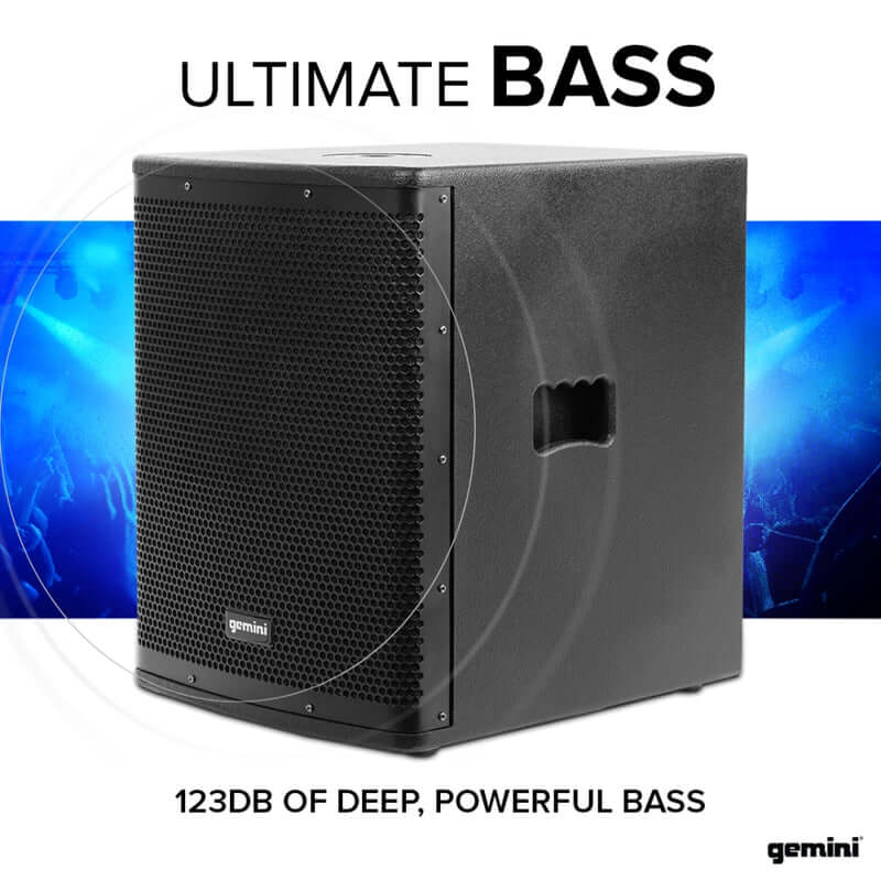 Gemini Sound ZRX-S15P Powered Subwoofers