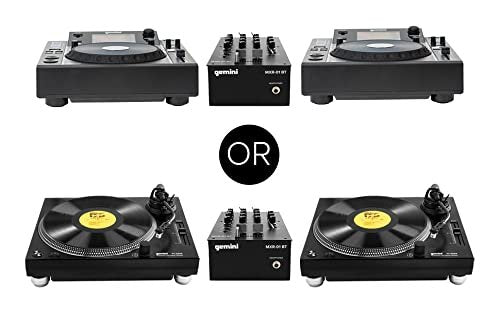 MXR-01BT Table de mixage DJ professionnelle 2 canaux avec entrée Bluetooth