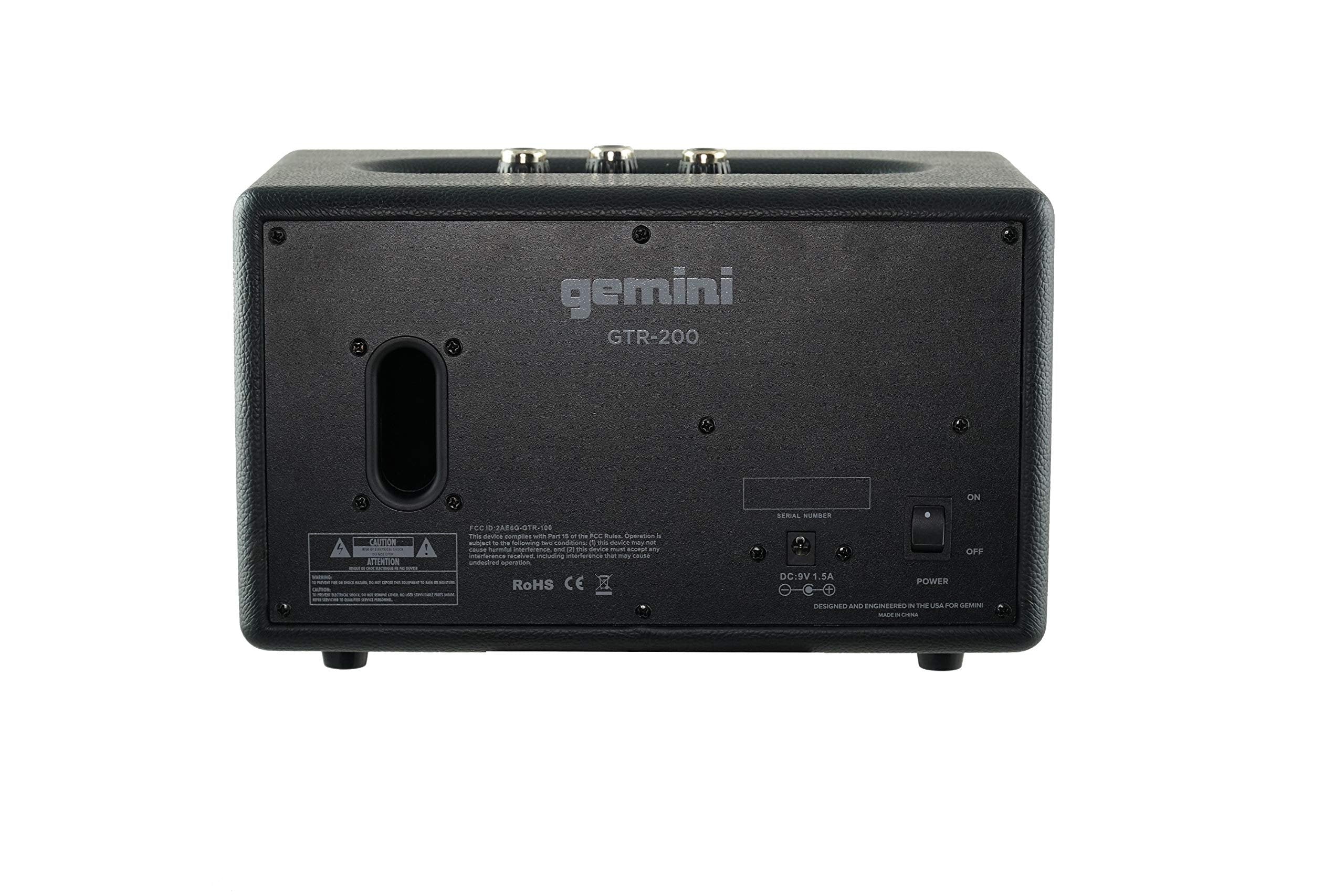 GTR-200 40W Portable Retro Bluetooth Speaker - Battery Powered