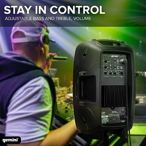 Haut-parleur PA Portable Gemini AS-2112P 1500W 12" Actif