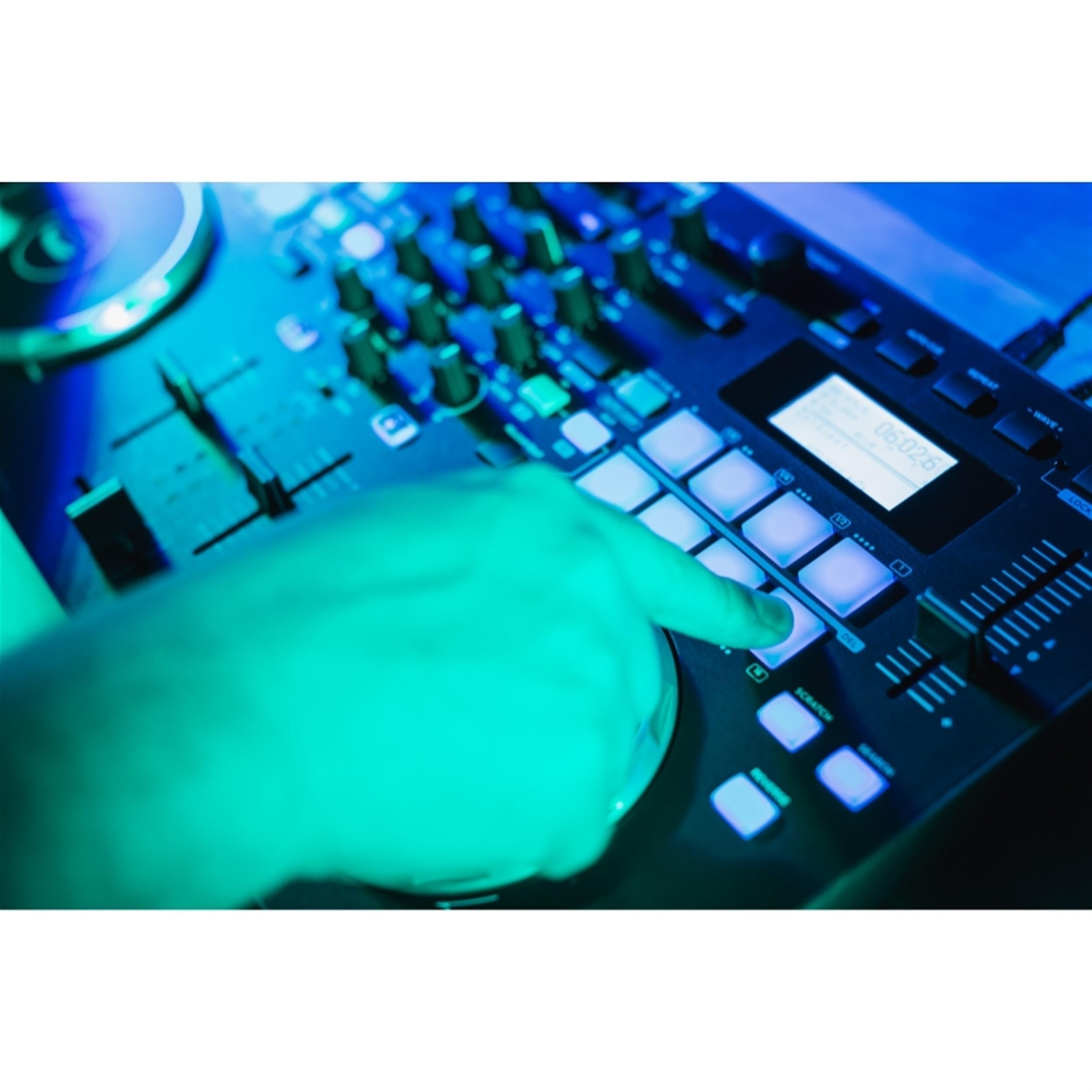 Gemini GMX two-channel portable DJ media player with digital controls and compact design