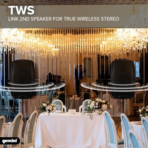 Gemini AS-2112BT 1500W 12" Bluetooth PA Speaker Active Loudspeaker