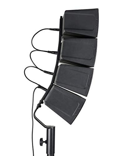 Gemini Sound LRX-448 PA system with 12-inch subwoofer and Bluetooth connectivity, featuring a sleek black design.