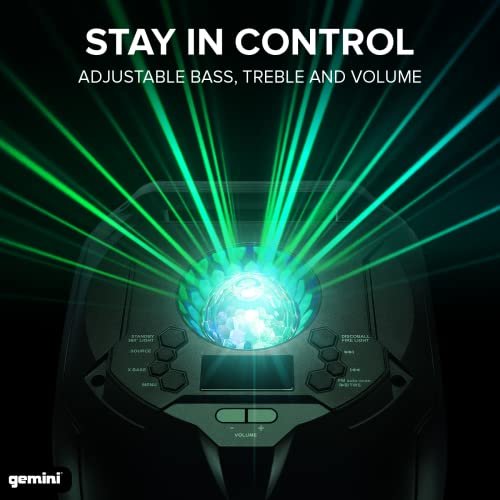 GPLT-360 1000W Portable Bluetooth Speaker 360° LED Party Lighting