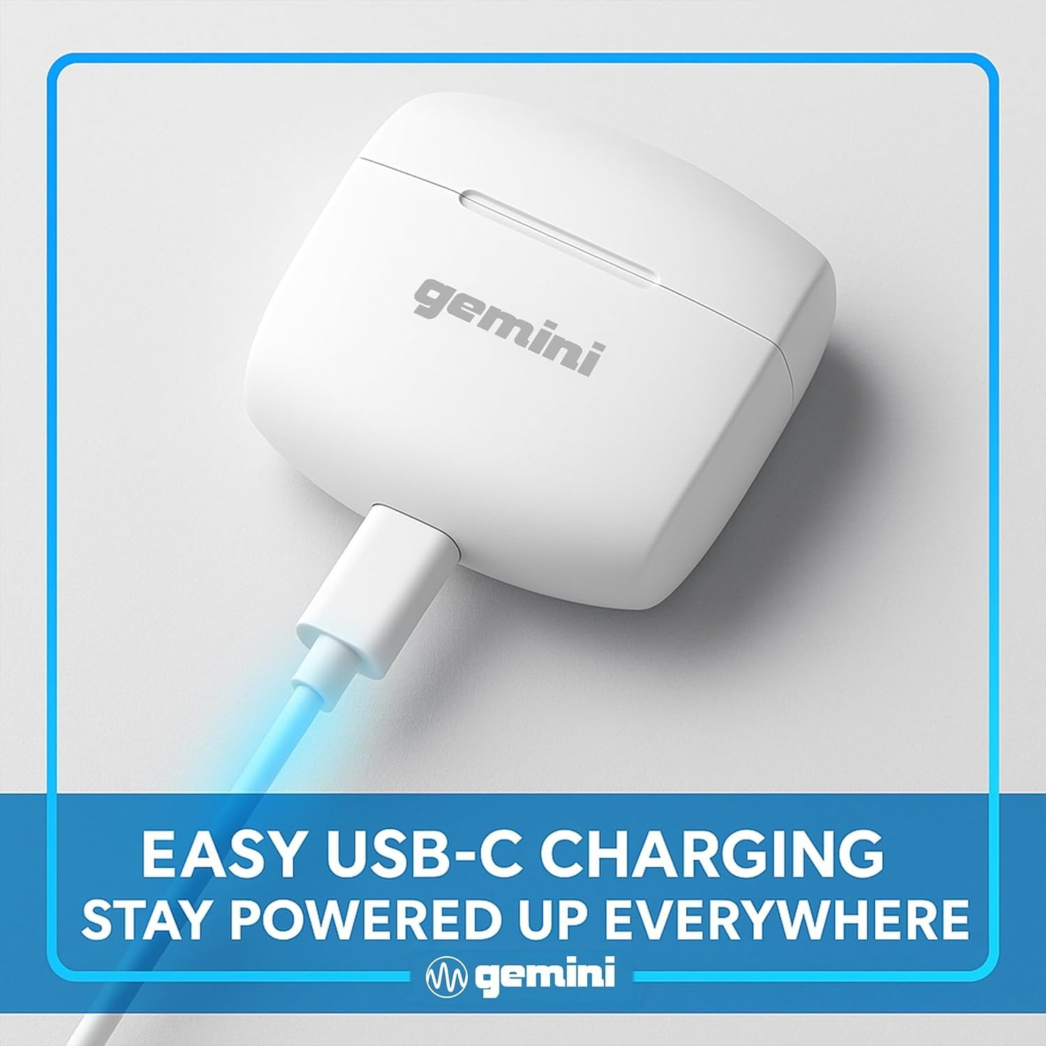 GEBX-100 Bluetooth 5.4 Wireless Earbuds with Charging Case