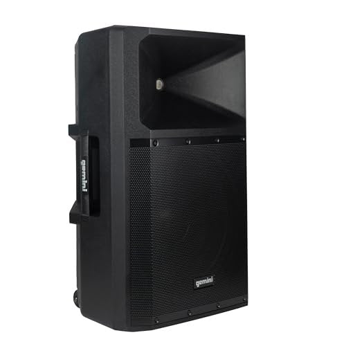 Gemini Sound GSP-2200 High-Power Bluetooth PA Speaker with black finish and front-facing controls