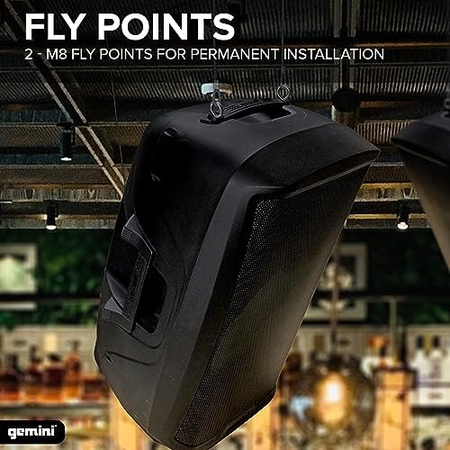 Gemini AS-2115P 2000W Active 15" PA Speaker with Titanium Driver