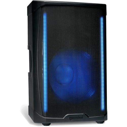 Gemini Sound GD-L215PRO 15-inch Bluetooth PA speaker with 1300W power and LED lights