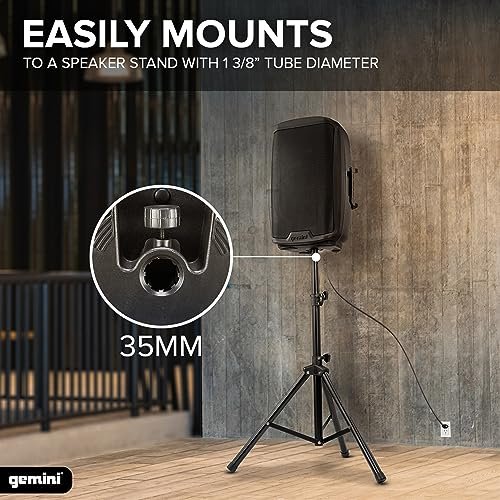 Gemini Sound 2000W active 15-inch PA speaker with titanium driver and durable ABS cabinet