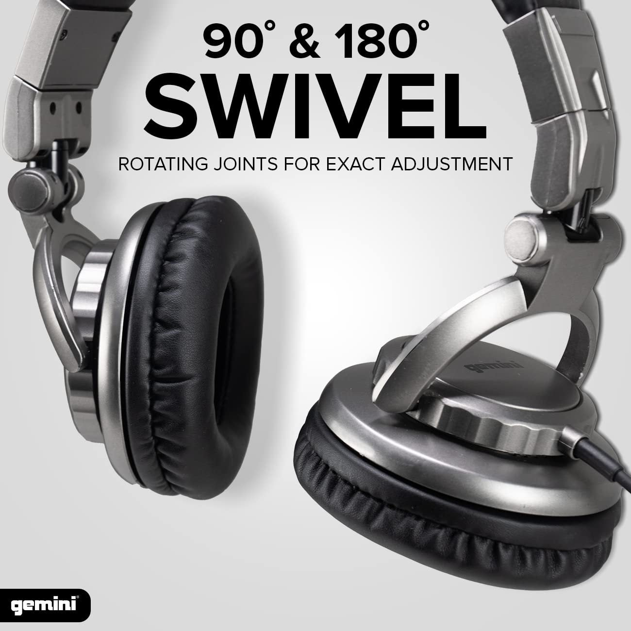 Gemini DJX-500 Professional DJ Headphones - Soft Ear Pads