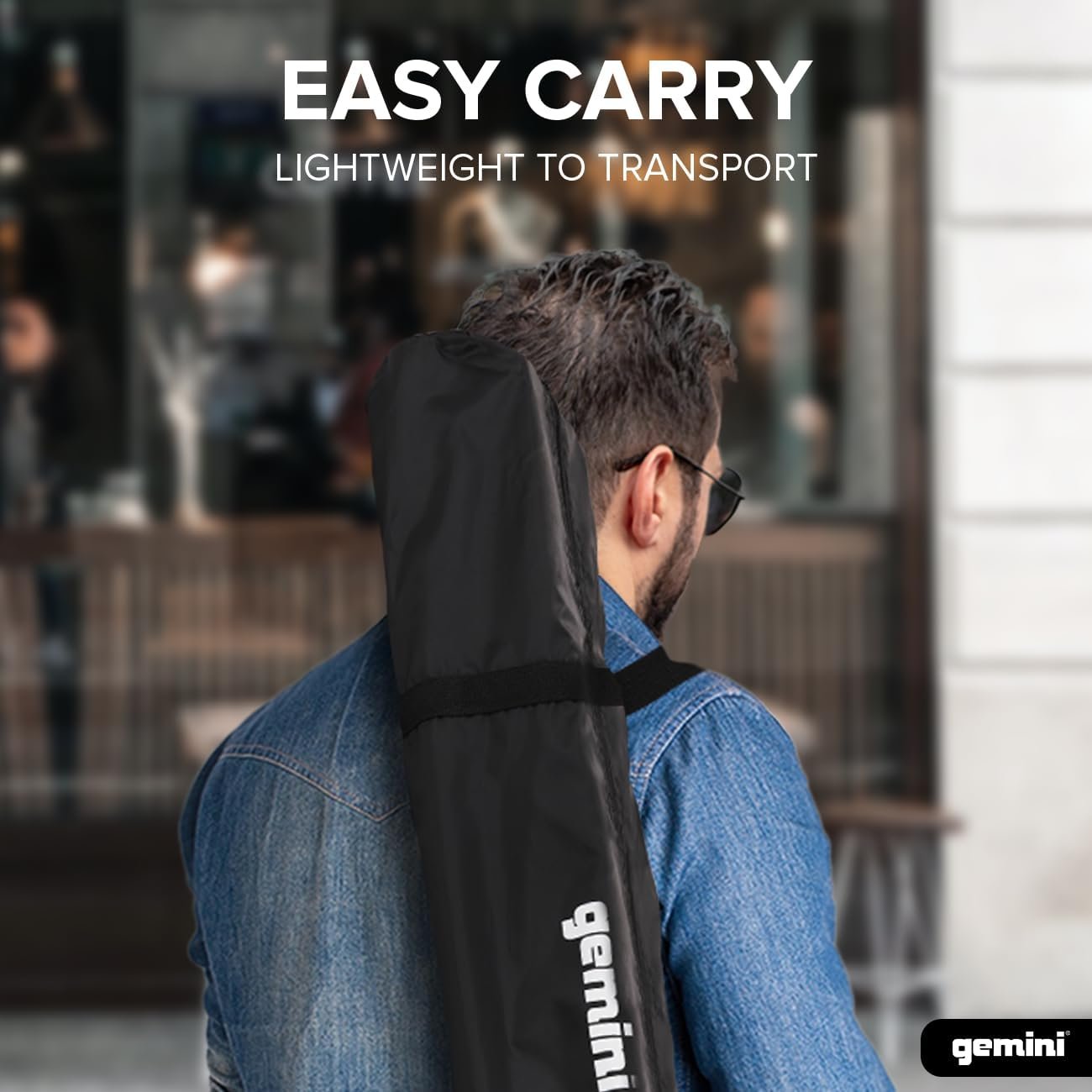 ST-04 Tripod Speaker Stands 2-Pack - Stainless Steel 200lb Capacity