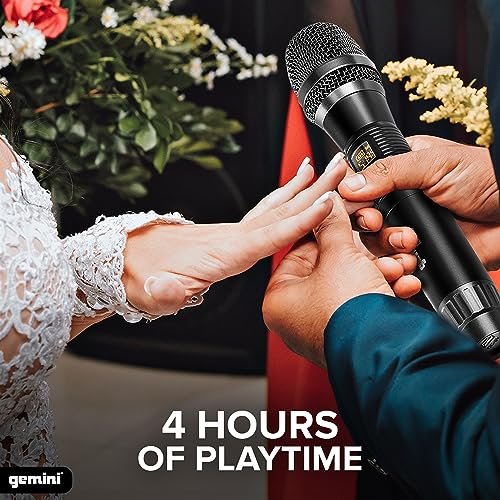 Gemini GMU-M100 Rechargeable UHF Wireless Microphone System