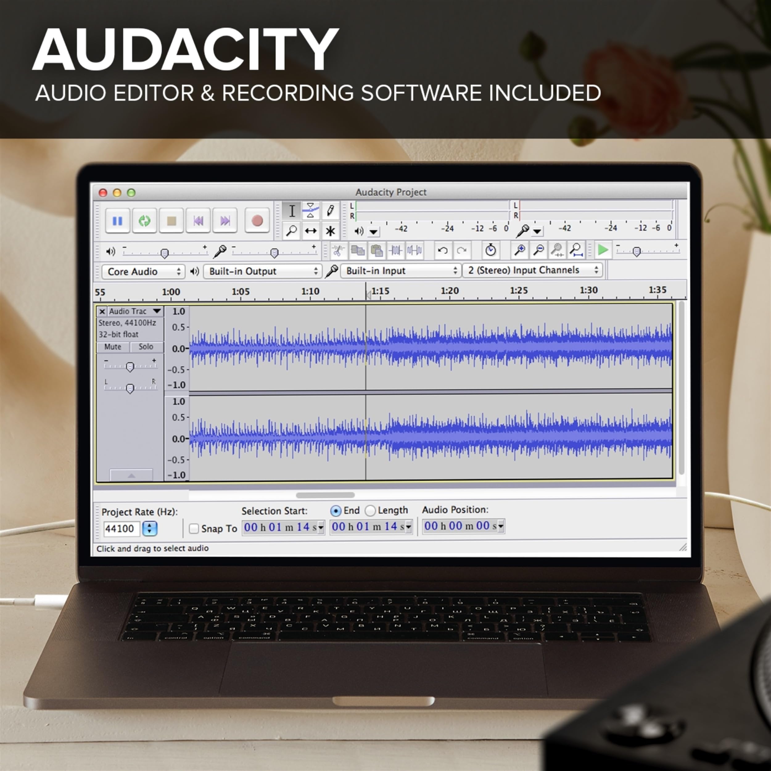 Gemini TT-4000 Professional DJ Turntable - High Torque Direct Drive