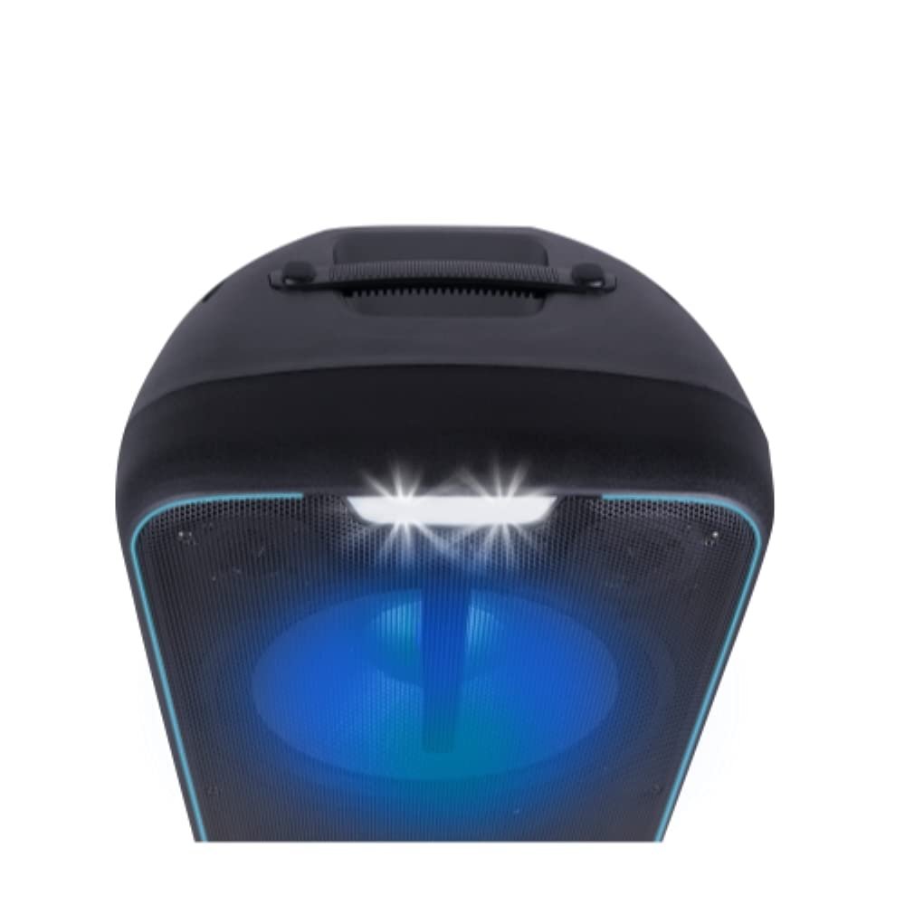 Gemini Sound dual 15-inch Bluetooth party speaker with LED lights, 2000W power, and AUX input