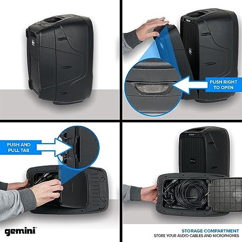 ES-210MXBLU Portable PA System 150W Class D Amplifier 10-Inch