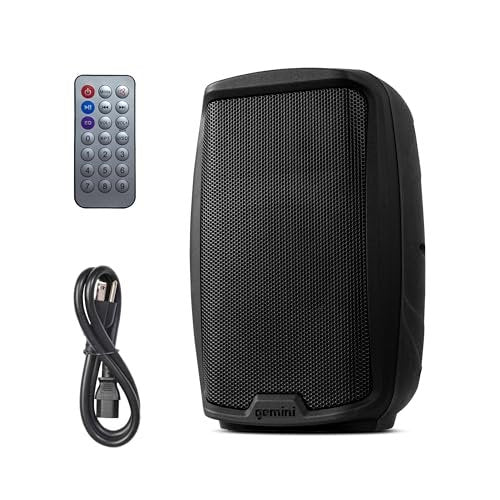 Gemini AS-2110BT 10-inch Bluetooth PA speaker with USB/SD, 1000W power, black finish