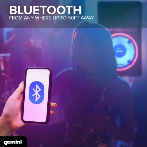 GSP-L2200PK 15" Bluetooth PA Speaker 2200W LED Party System