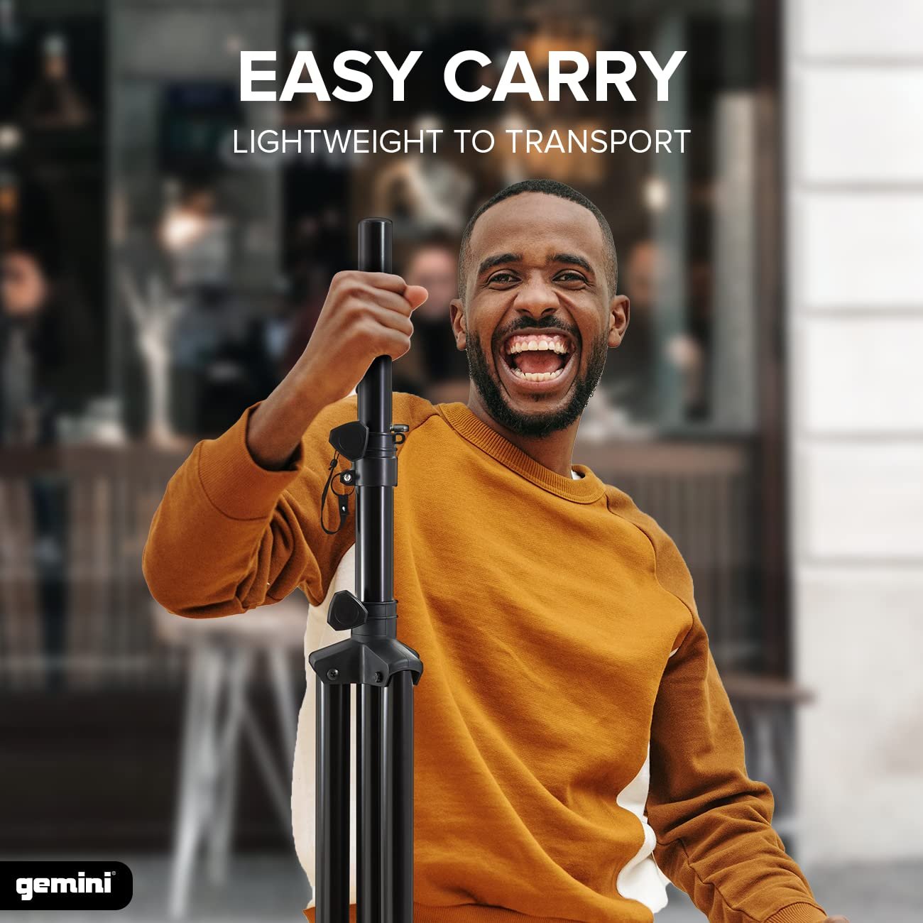 ST-04 Professional Stainless Steel Speaker Stand - 200lb Capacity