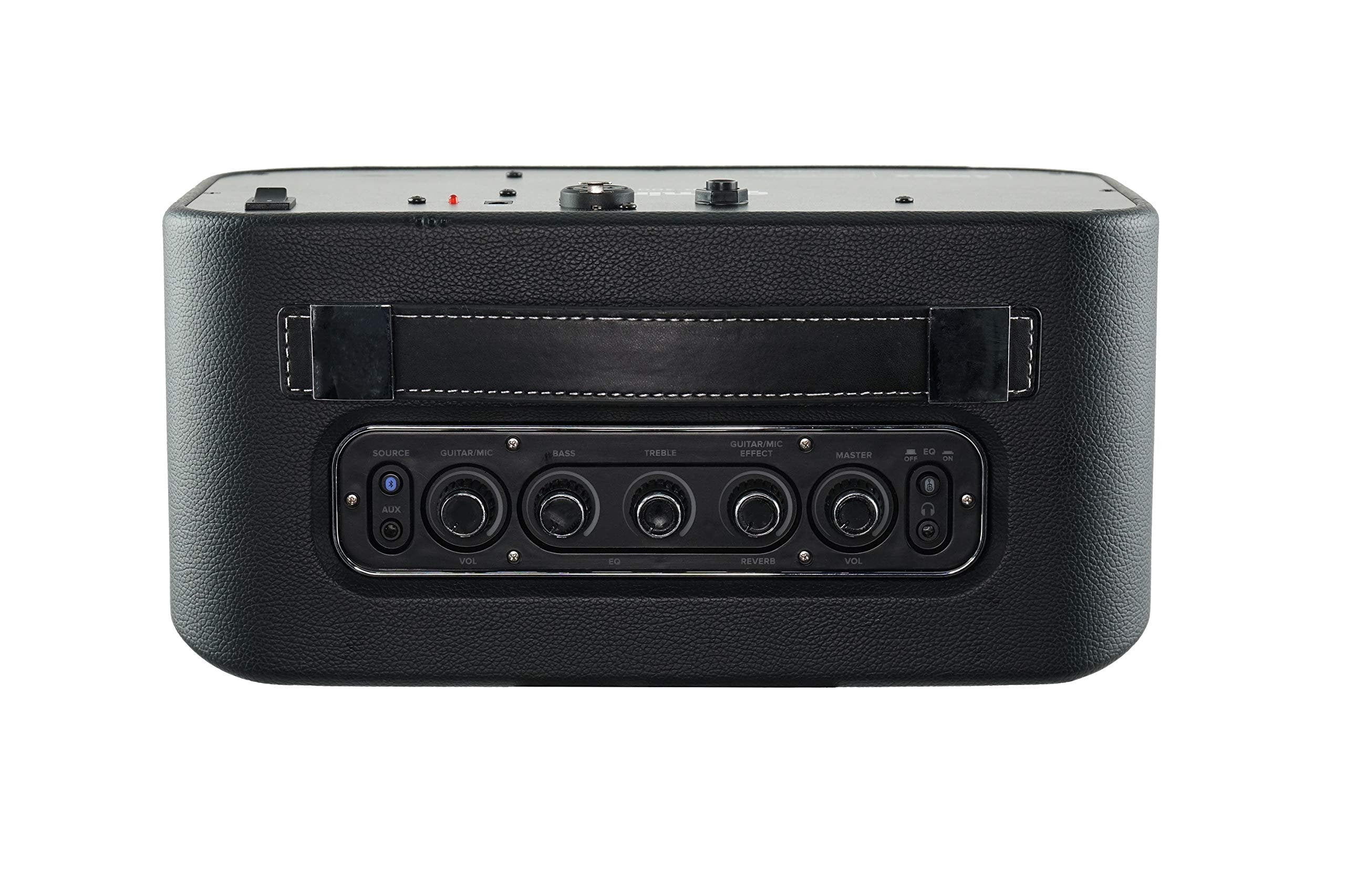 Gemini Sound GTR-300 portable Bluetooth speaker guitar amp, 60W, dual XLR inputs, analog controls, compact design