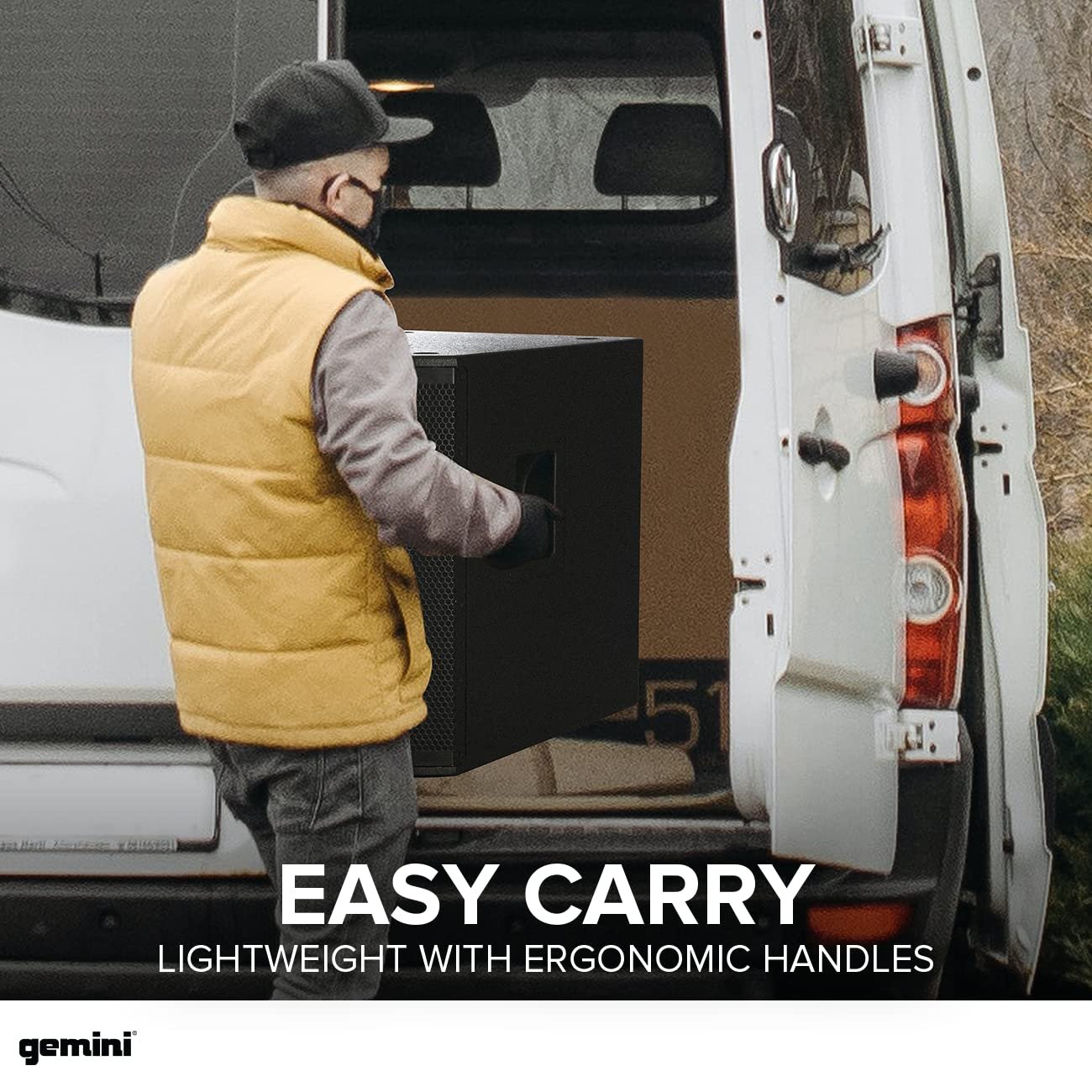 Subwoofer Bluetooth Gemini ZRX-S18BT de 18", 2400 W de potencia máxima, 600 W RMS para DJ