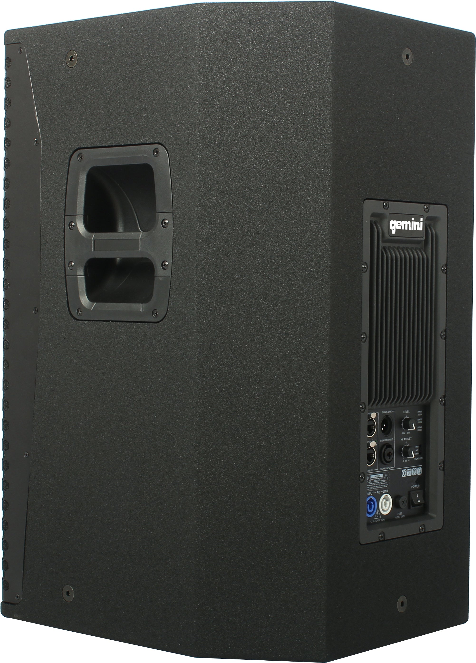 GES-T15A Enforcer Series 15" 2-Way 1600W Powered PA Speaker 