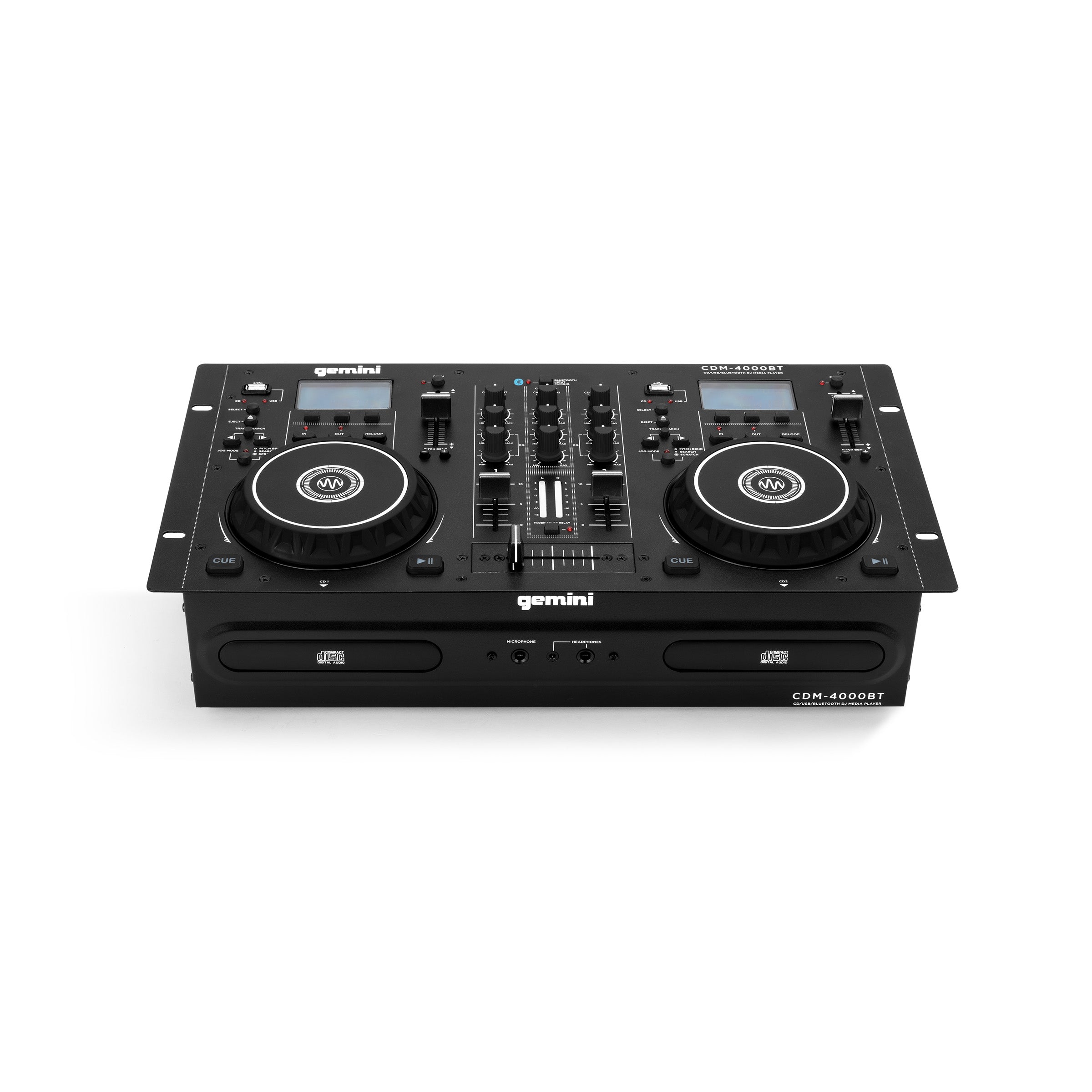 Gemini Sound CDM-4000BT Dual CD/USB DJ Media Player with Bluetooth