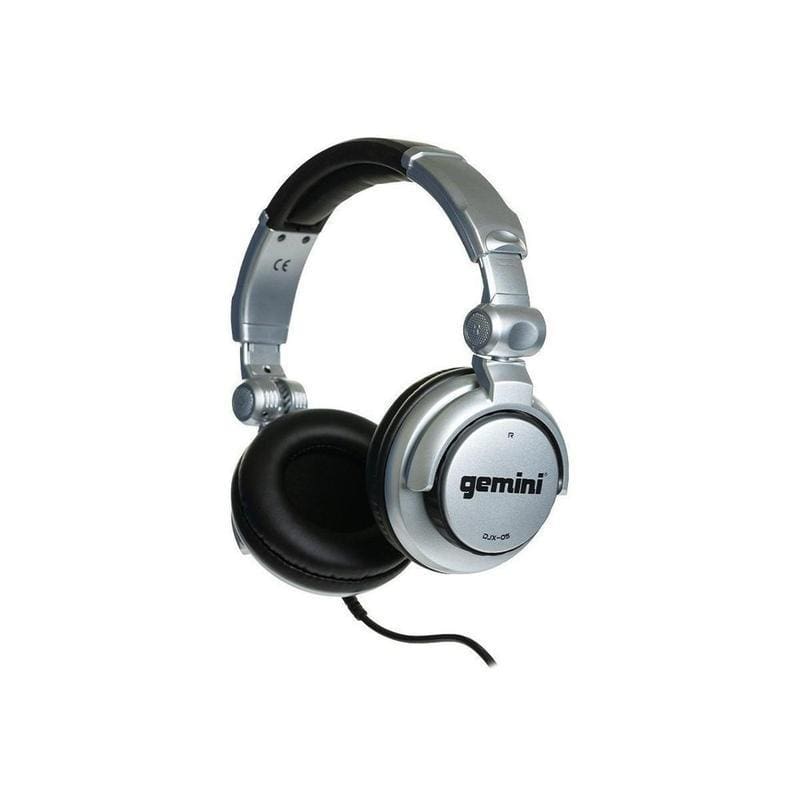 Gemini Sound DJX-05 closed-back DJ headphones — 50mm drivers, swivel e