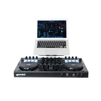 Gemini G4V 4-channel DJ controller, 24-bit audio, 16 pads