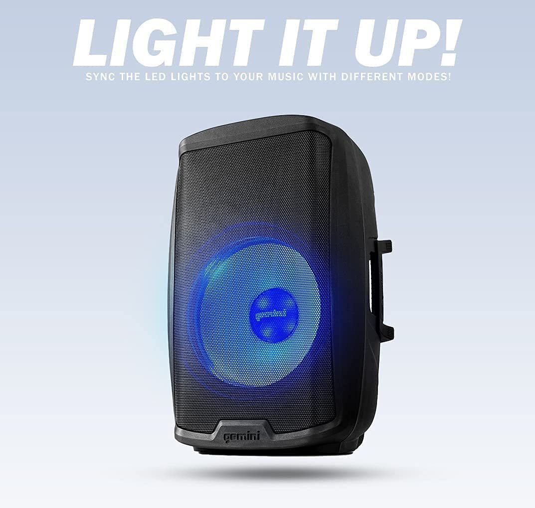 AS-2115BT-LT: 2000 Watt 15” Active Multi-LED Bluetooth® Loudspeaker